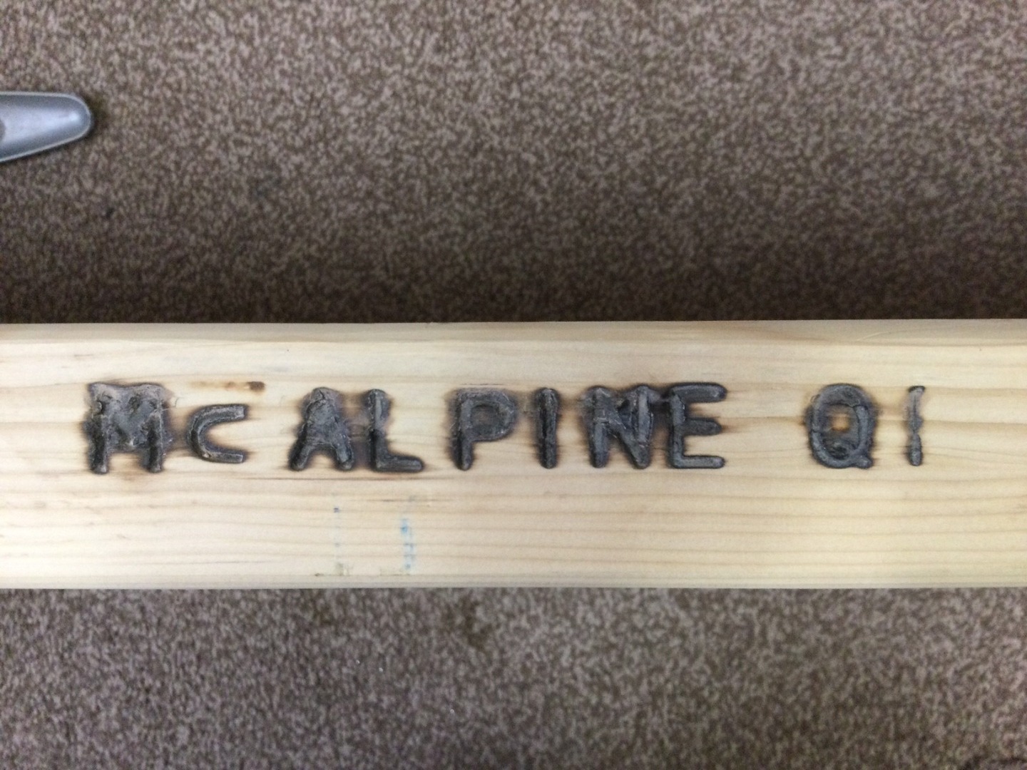 Mc ALPINE SOLID MANTLE IN AS NEW CONDITION